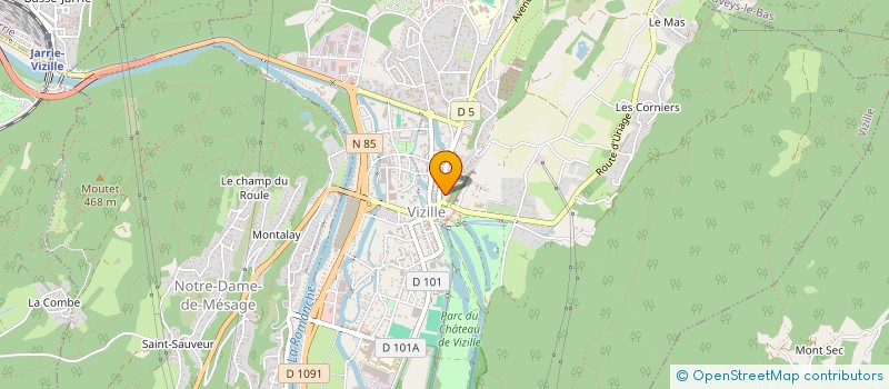 localisation de l'entreprise ZA'DIBA (ZD) à VIZILLE