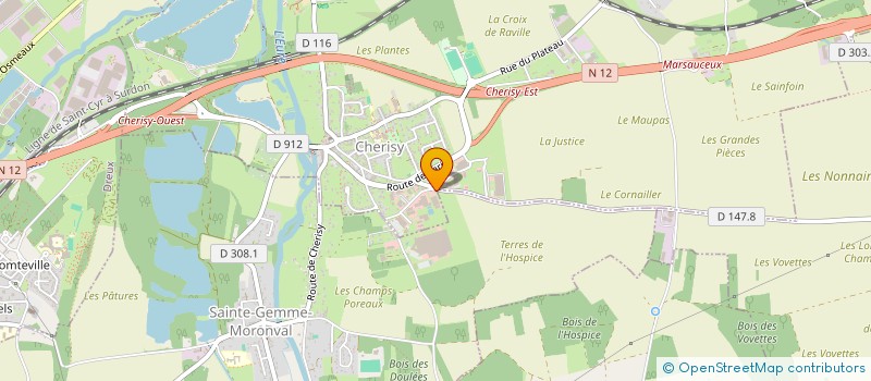 localisation de l'entreprise ZA LES FORTS 2 à SAINTE-GEMME-MORONVAL