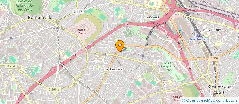 localisation de l'entreprise ZA MOND à NOISY-LE-SEC