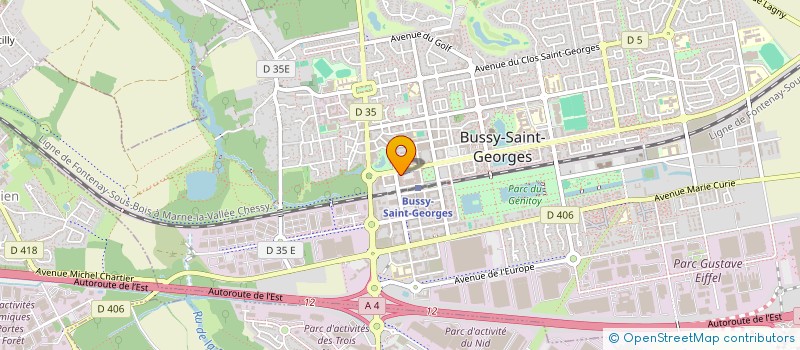 localisation de l'entreprise ZA'RCHI  BUSSY-SAINT-GEORGES