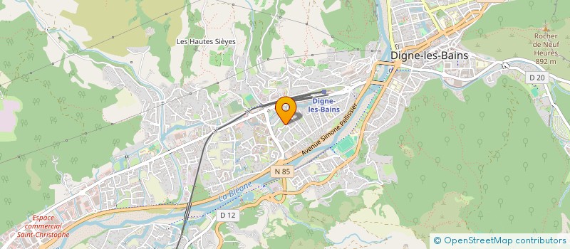 localisation de l'entreprise ZA RECORDS à DIGNE-LES-BAINS