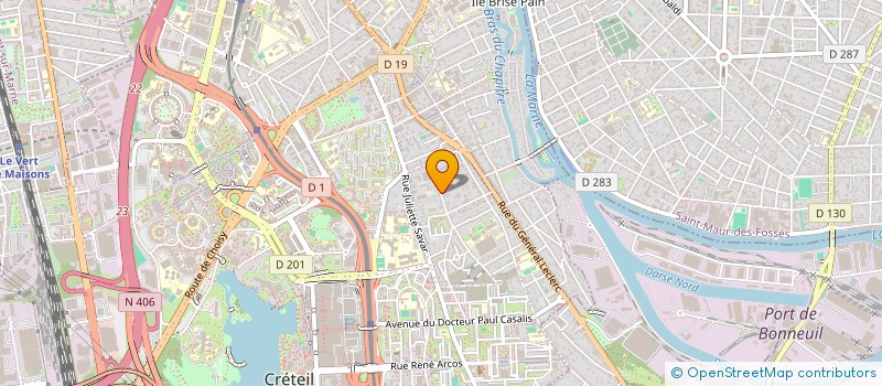 localisation de l'entreprise ZA RENOVATION  CRETEIL