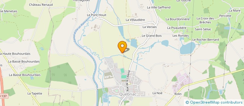 localisation de l'entreprise ZA ROLIN  QUEBRIAC