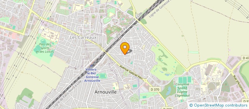 localisation de l'entreprise ZA VTC à GONESSE