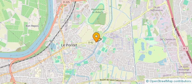 localisation de l'entreprise ZAABOUL  LE PONTET