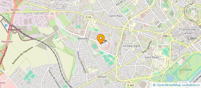 localisation de l'entreprise ZAACOM à CAEN