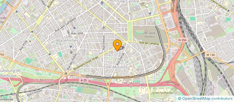 localisation de l'entreprise ZAAJ VTC à LILLE