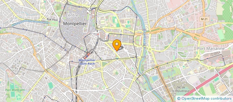 localisation de l'entreprise ZAARA à MONTPELLIER