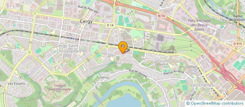 localisation de l'entreprise ZAARA  CERGY