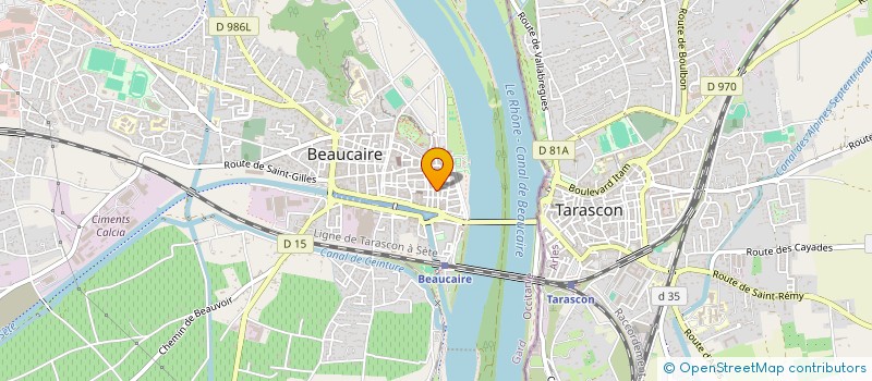 localisation de l'entreprise ZAAZAA  BEAUCAIRE