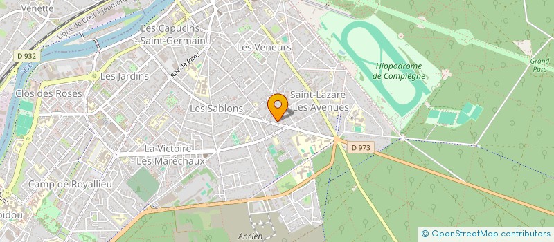 localisation de l'entreprise ZABADA à COMPIEGNE