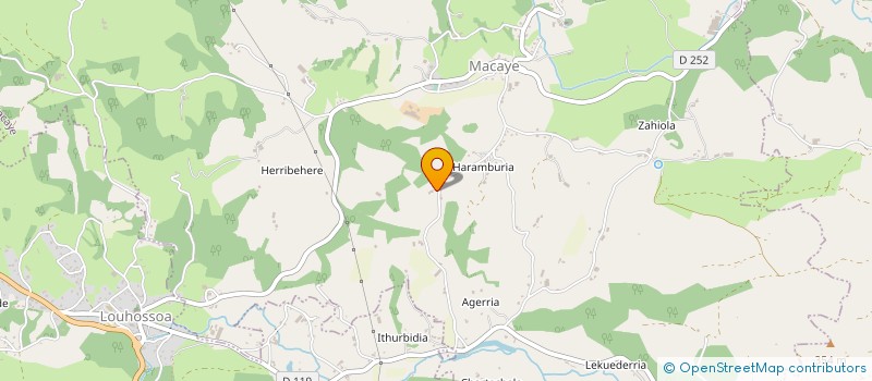 localisation de l'entreprise ZABAL MENUISERIES à AYHERRE