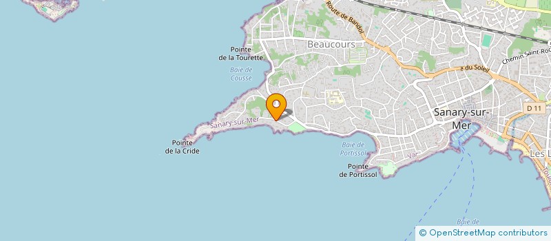 localisation de l'entreprise ZABARGAD  SANARY-SUR-MER