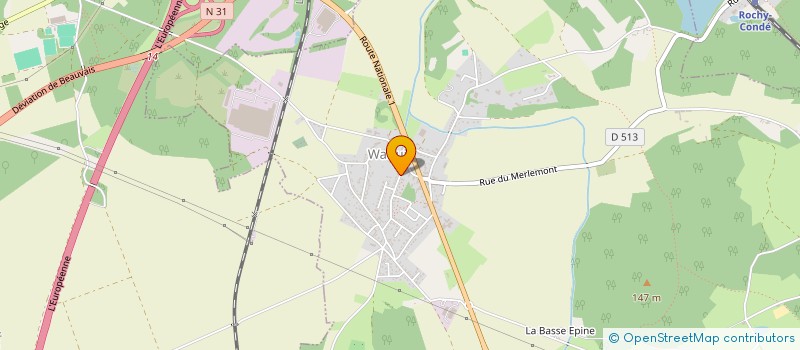 localisation de l'entreprise ZABEL  WARLUIS