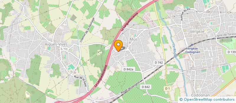 localisation de l'entreprise ZABEL' ET RITOURNELLE  MUS