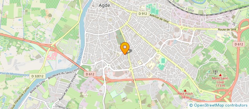 localisation de l'entreprise ZABELE SAMBA  AGDE