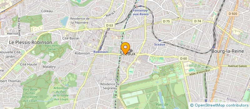 localisation de l'entreprise ZABI à SCEAUX