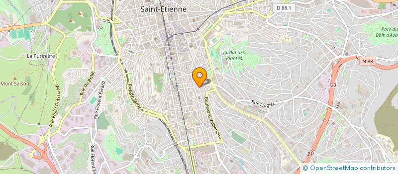 localisation de l'entreprise ZABINSKI BROSSE à SAINT-ETIENNE