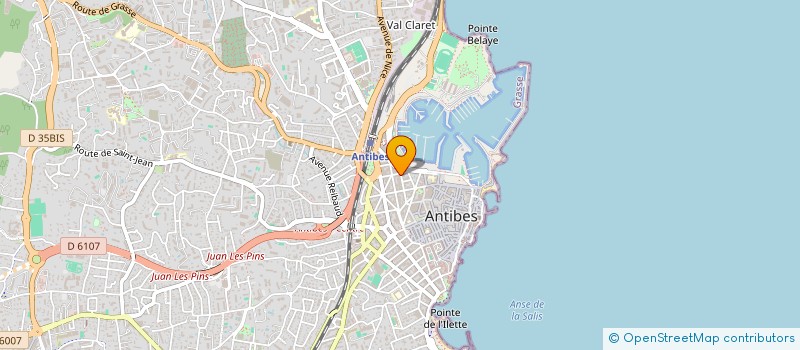 localisation de l'entreprise ZABOU à ANTIBES