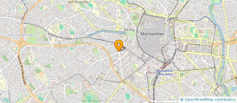 localisation de l'entreprise ZAC 34 à MONTPELLIER
