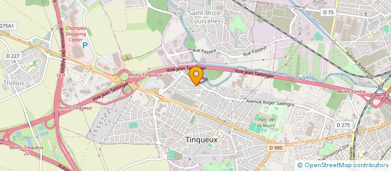 localisation de l'entreprise ZAC  TINQUEUX