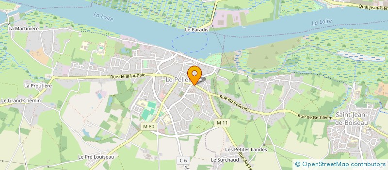 localisation de l'entreprise ZAC  LE PELLERIN