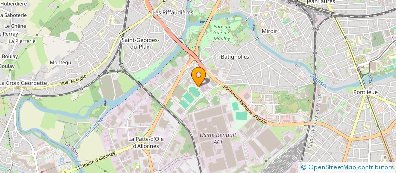 localisation de l'entreprise ZAC & CO à LE MANS