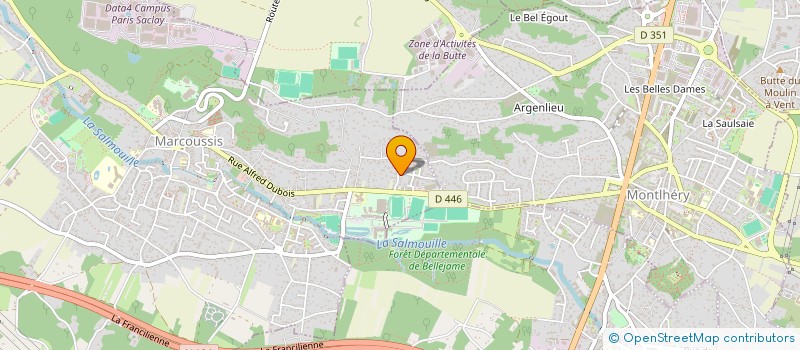 localisation de l'entreprise ZAC DE LA CROIX BELLEJAME  MARCOUSSIS