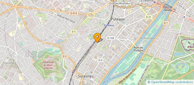 localisation de l'entreprise ZAC DES 2 GARES ALLEE SANTOS DUMONT 92 SURESNES à SURESNES