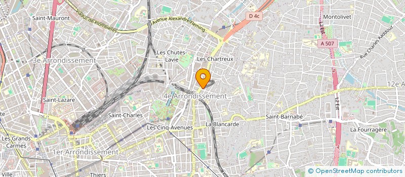 localisation de l'entreprise ZAC DONALD'S à MARSEILLE