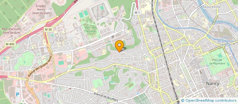 localisation de l'entreprise ZACAPA  NANCY