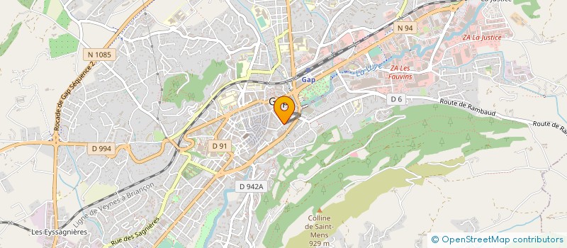 localisation de l'entreprise ZACAPOP, LES ZAZOUS DU CABARET POPULAIRE  GAP