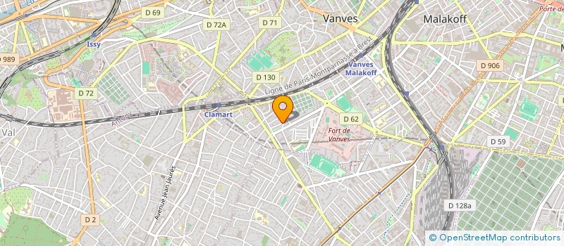 localisation de l'entreprise ZACBEST  MALAKOFF