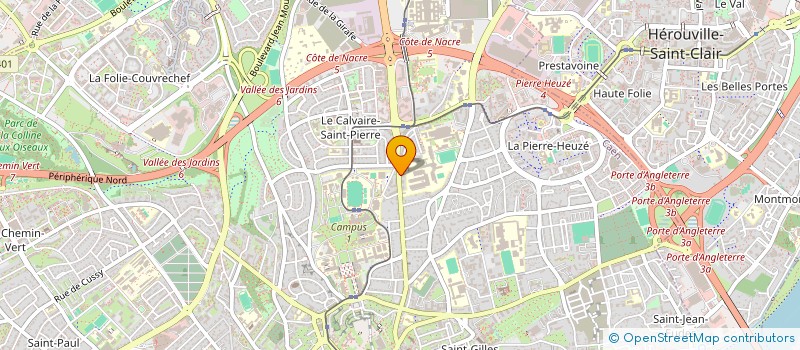 localisation de l'entreprise ZACHAND TECH à CAEN