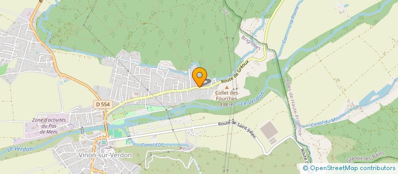 localisation de l'entreprise ZACHARIE AUBRUN  VINON-SUR-VERDON