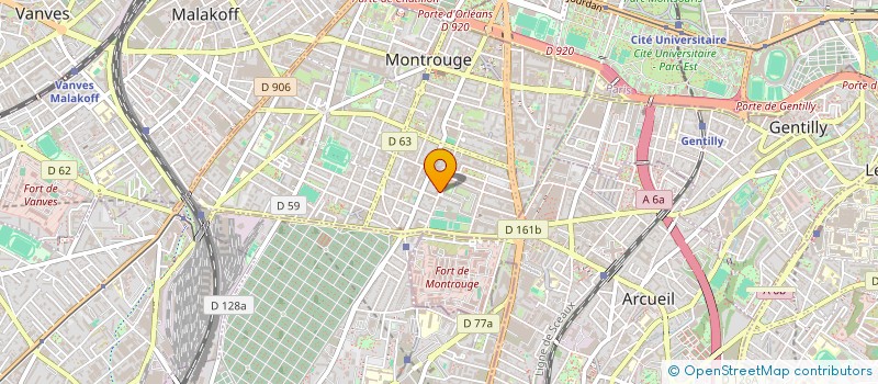 localisation de l'entreprise ZACHEE CAPITAL  MONTROUGE