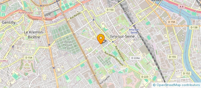 localisation de l'entreprise ZACHYLAN à IVRY-SUR-SEINE