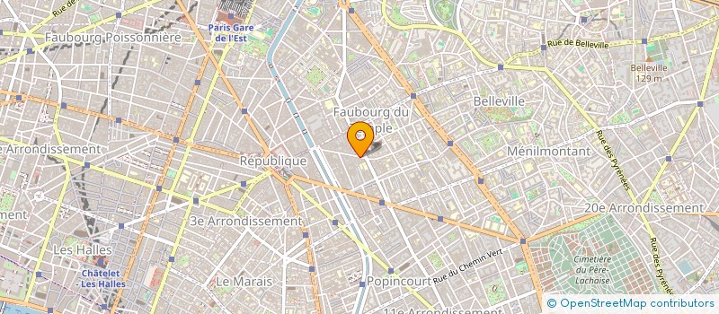 localisation de l'entreprise ZACK  PARIS