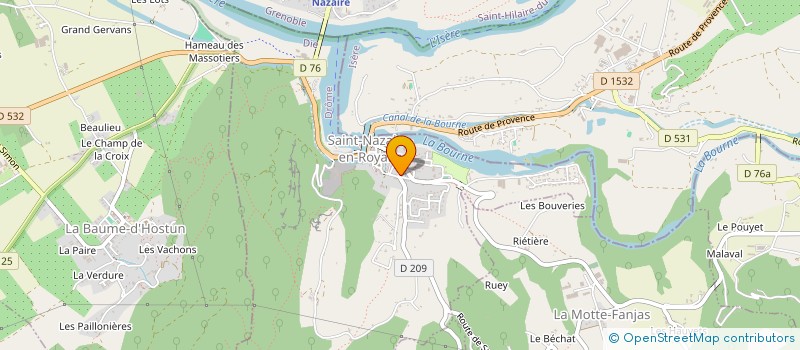 localisation de l'entreprise ZACK  SAINT-LAURENT-EN-ROYANS