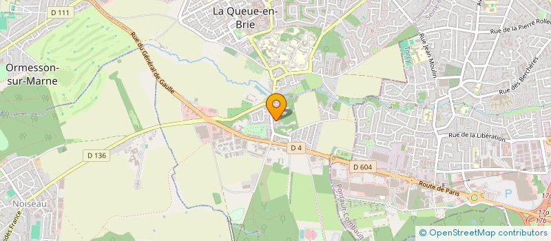 localisation de l'entreprise ZACK  LA QUEUE-EN-BRIE