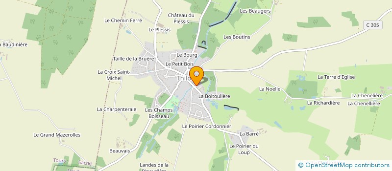 localisation de l'entreprise ZACK PROD  THILOUZE