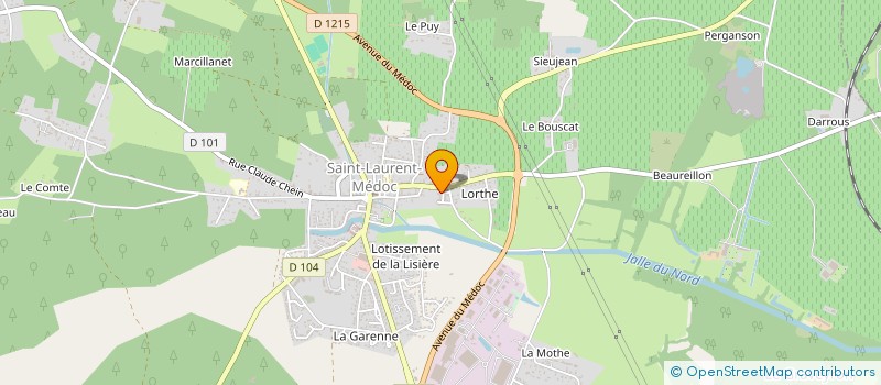 localisation de l'entreprise ZACKIMMO  SAINT-LAURENT-MEDOC