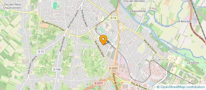 localisation de l'entreprise ZACLOC45 à OLIVET