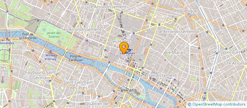 localisation de l'entreprise ZACLYS  PARIS