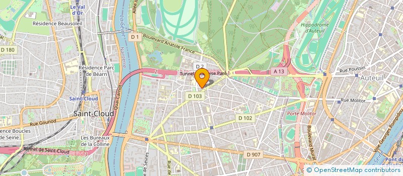 localisation de l'entreprise ZACO à BOULOGNE-BILLANCOURT