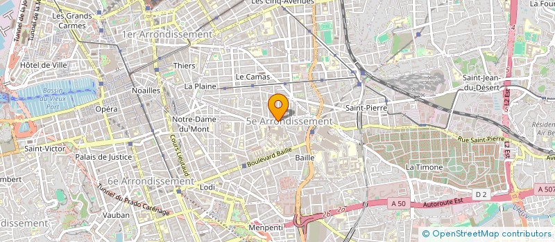 localisation de l'entreprise ZAD à MARSEILLE 5