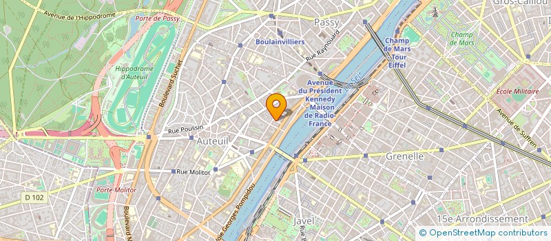 localisation de l'entreprise ZAD PRODUCTIONS  PARIS