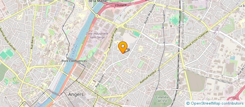 localisation de l'entreprise ZADI à ANGERS