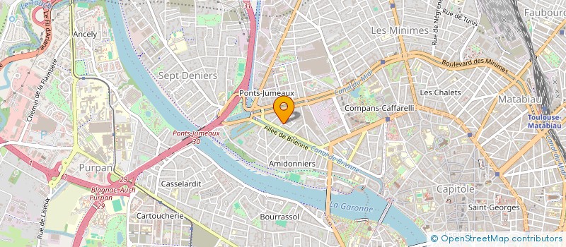 localisation de l'entreprise ZADIG MENUISERIE à TOULOUSE