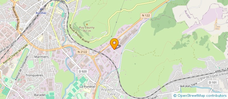 localisation de l'entreprise ZADIG PARTNERS à ARPAJON-SUR-CERE
